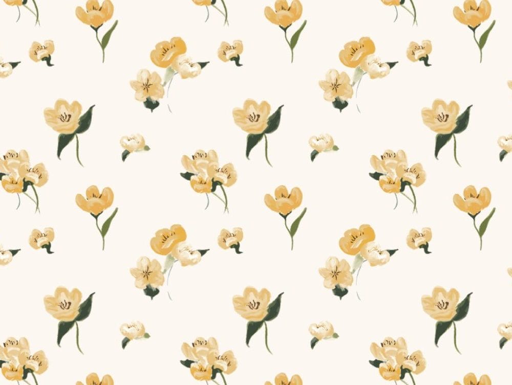 Yellow Buttercup flower wallpaper